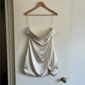 Altar’d State White Silk Dress